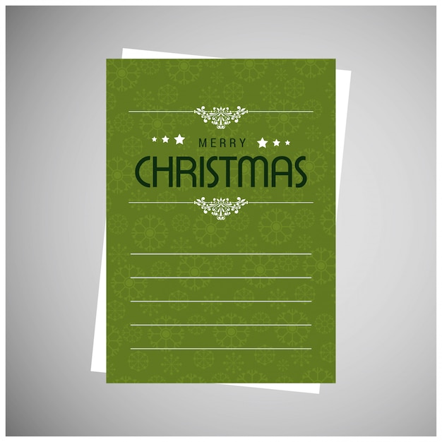 Un póster de Feliz Navidad