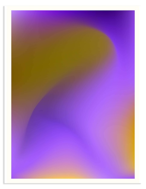 Poster de fluidos de onda gradiente de fondo Fluido vibrante de colores mínimos de fondo borroso