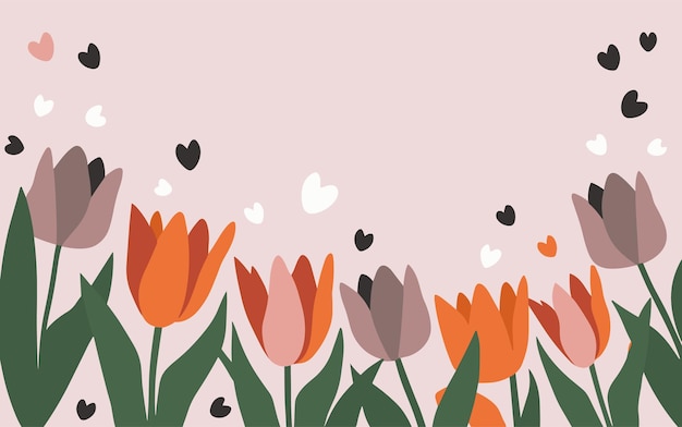 Poster de fondo abstracto Día de la Mujer Día de la Madre Pascua Fondo de primavera