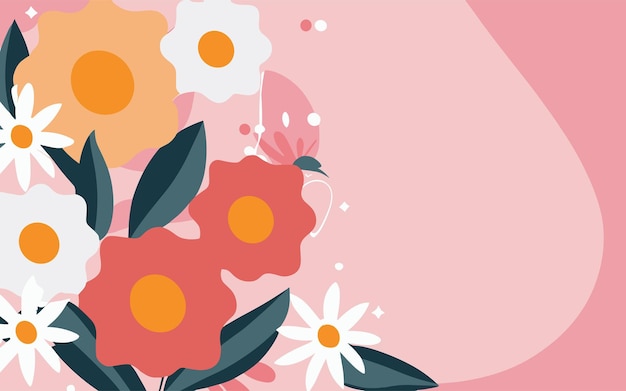 Poster de fondo abstracto Día de la Mujer Día de la Madre Pascua Fondo de primavera