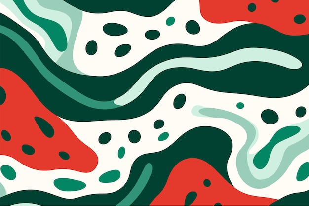 Poster de fondo abstracto con flores
