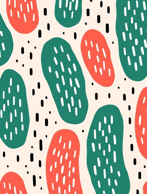 Poster de fondo abstracto con flores