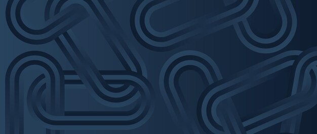 Poster de fondo geométrico abstracto azul oscuro portada del estandarte