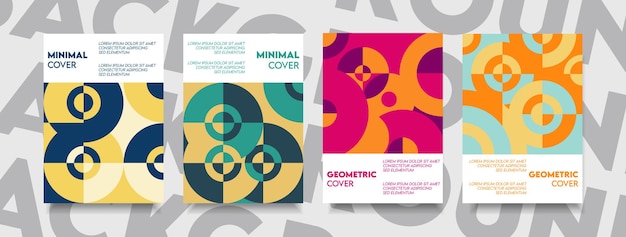 Póster de fondo mínimo abstracto y cubre estilo moderno.