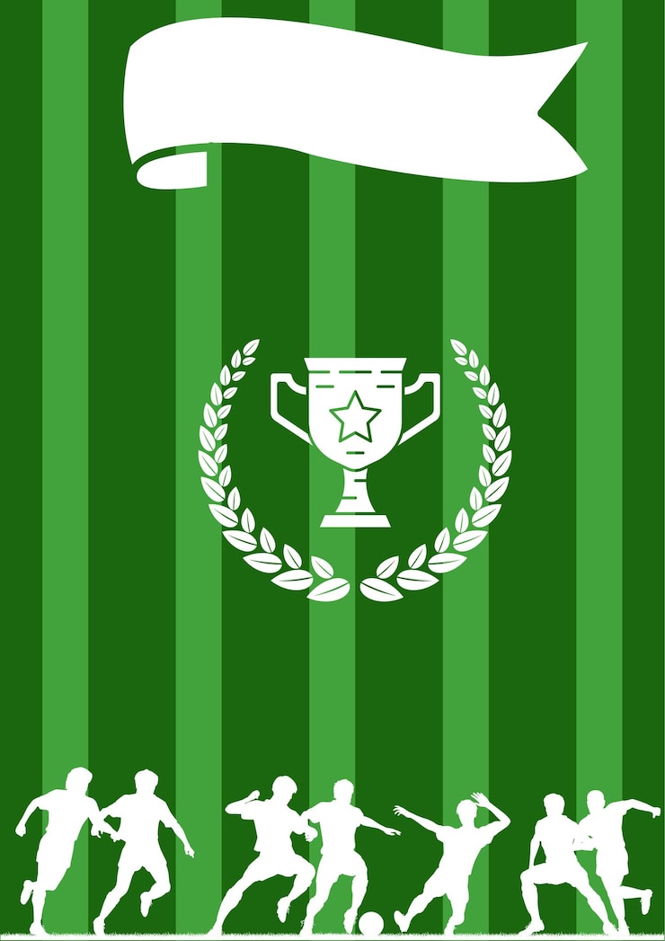 Vector póster de fútbol