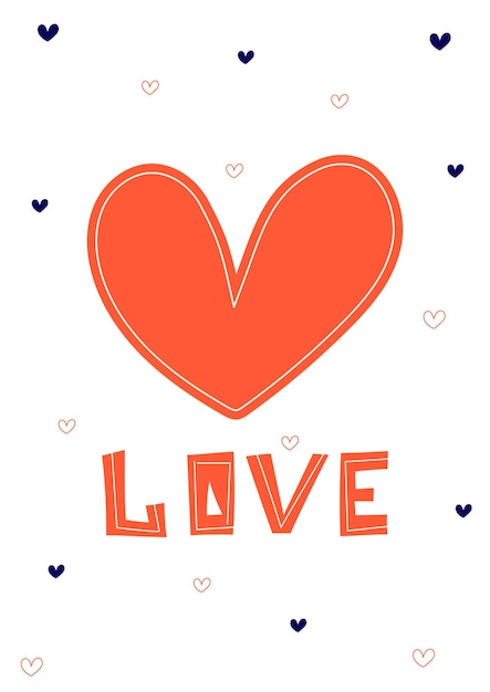 Póster para habitación de bebé postales de tela Tarjetas infantiles para interior Póster de amor de guardería en blanco y negro Vector