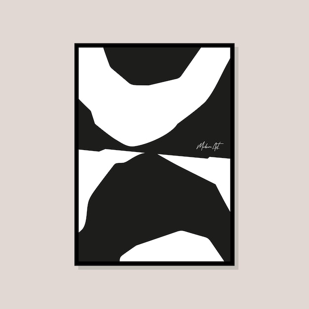 Póster de impresión de arte minimalista bohemio para su colección de arte mural y decoración de diseño de interiores