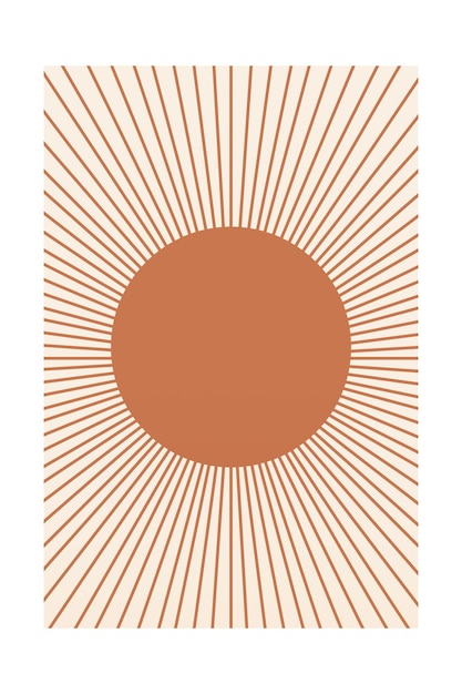 Póster imprimible de decoración de arte de pared boho