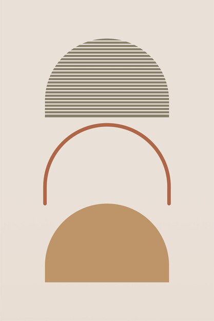 Póster imprimible de decoración de arte de pared de mediados de siglo