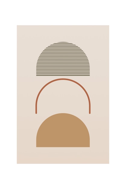 Póster imprimible de decoración de arte de pared de mediados de siglo