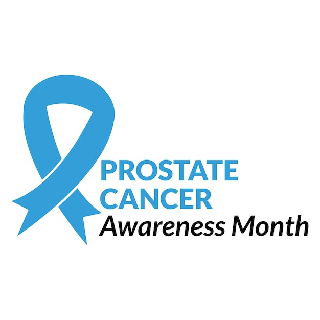 Poster del mes de concienciación de noviembre para la campaña de solidaridad social Símbolo vectorial de cinta azul para el evento de noviembre contra el cáncer de próstata masculino sin afeitarse