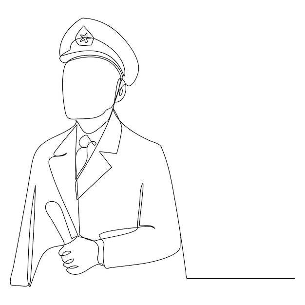 Poster minimalista vectorial del día de los veteranos con fondo de soldado estadounidense