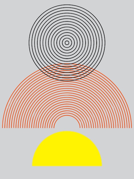 Poster moderno forma geométrica fondo abstracto para el diseño y la creatividad