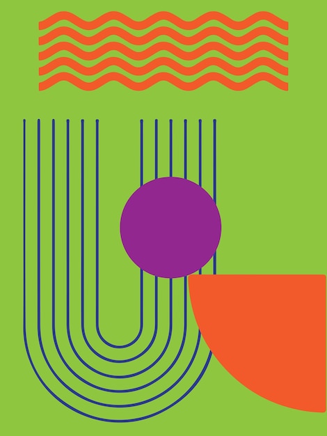 Poster moderno forma geométrica fondo abstracto para el diseño y la creatividad