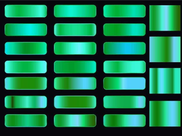 Un póster moderno de textura verde llamativo en varios tonos