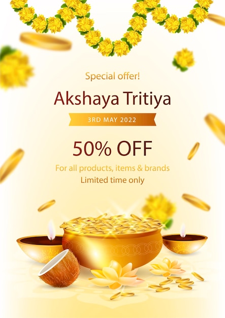 Poster realista de la venta de akshaya tritiya 02