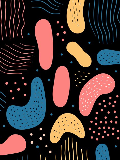 Pósters de fondo con patrones abstractos