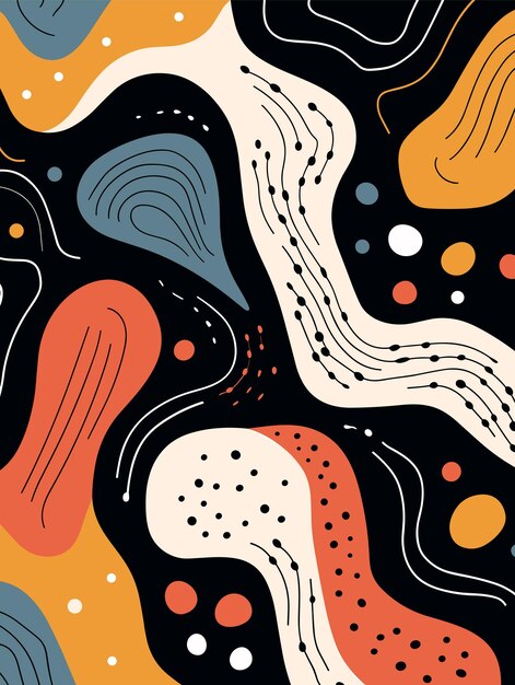 Pósters de fondo con patrones abstractos