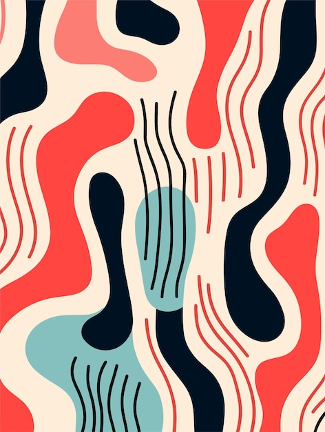 Pósters de fondo con patrones abstractos