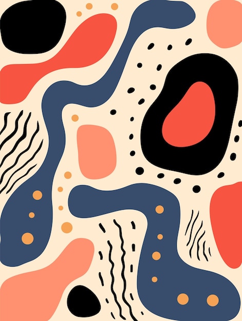 Pósters de fondo con patrones abstractos