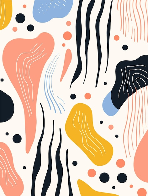 Pósters de fondo con patrones abstractos