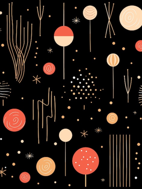 Pósters de fondo con patrones abstractos