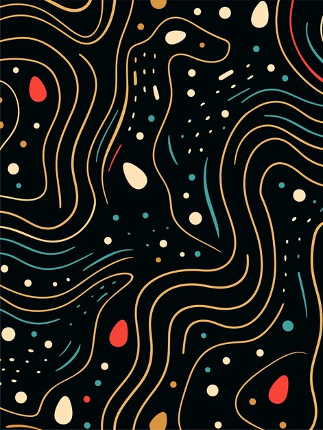 Pósters de fondo con patrones abstractos