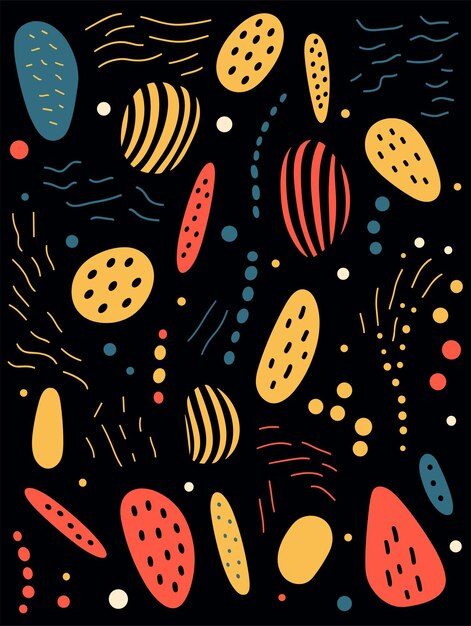 Pósters de fondo con patrones abstractos