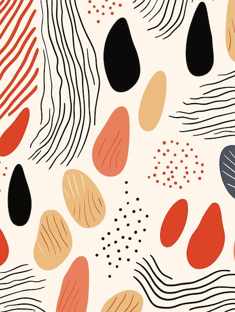 Pósters de fondo con patrones abstractos
