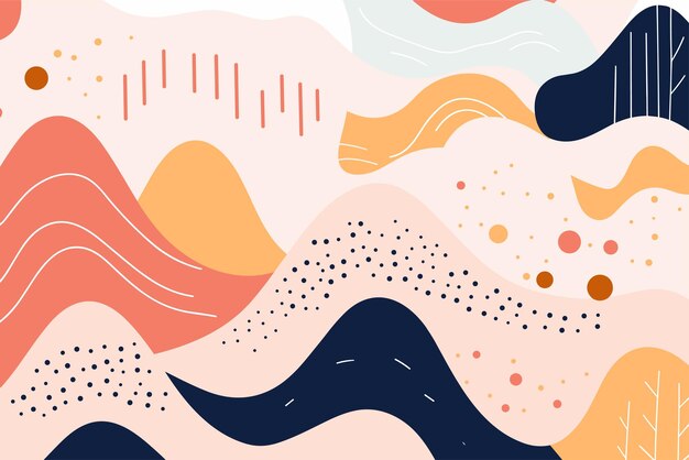 Pósters de fondo con patrones abstractos