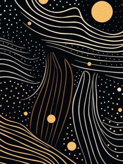 Pósters de fondo con patrones abstractos