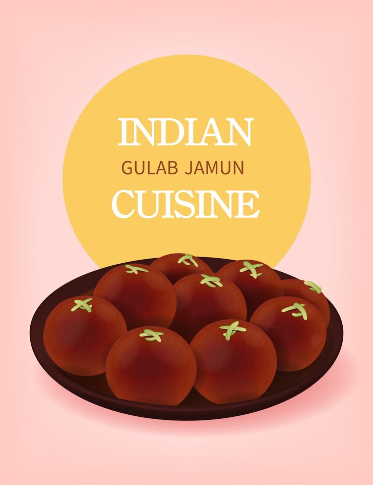 Postre tradicional indio Gulab jamun