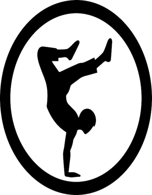postura de parkour silueta vector de color negro silueta de fondo blanco 35