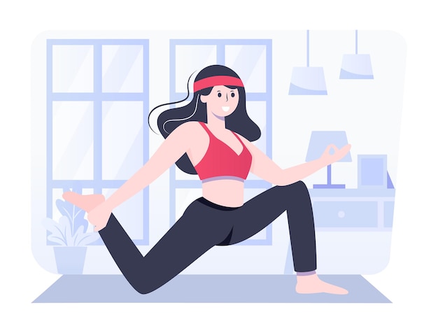 La postura del yoga