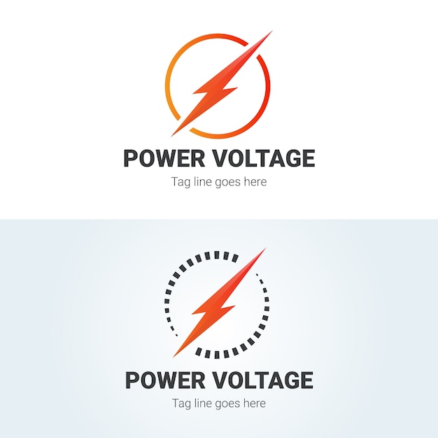 Power logo template