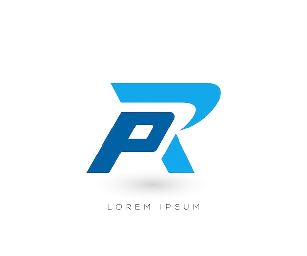PR Lettermark Logo Design