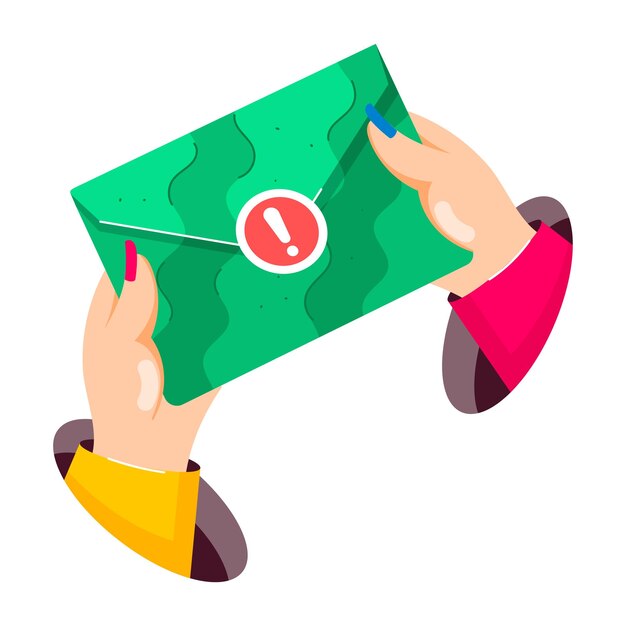 Prácticas pegatinas planas del servicio postal