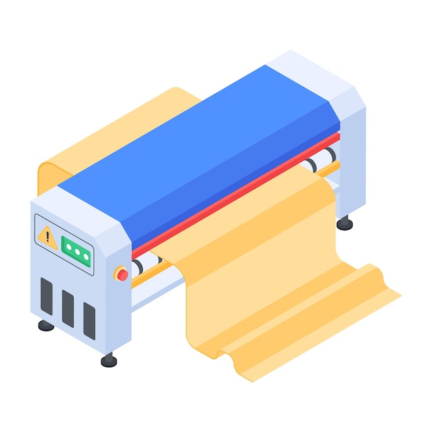 Un práctico icono isométrico de soporte para planchar