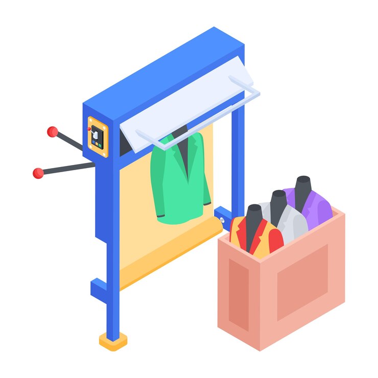 Vector un práctico icono isométrico de soporte para planchar