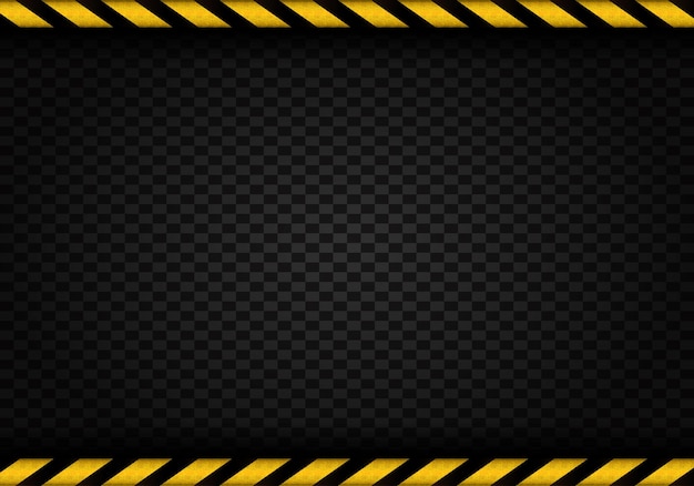 precaución con diseño negro y gris