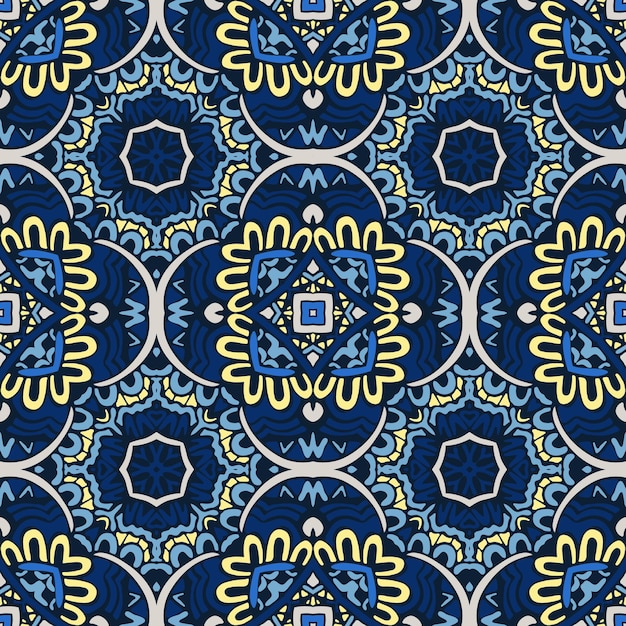 Precioso patrón de mosaico sin costuras