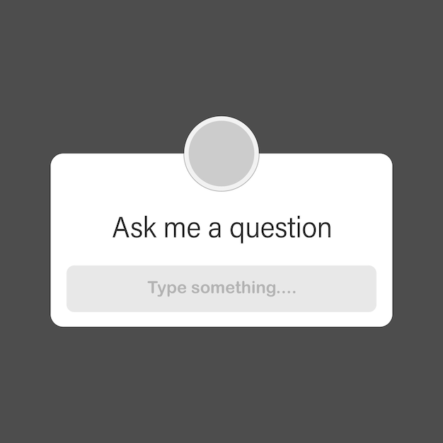 Pregúntame un icono de pregunta en estilo plano Faq ilustración vectorial sobre fondo aislado Concepto de negocio de signo de botón de ayuda