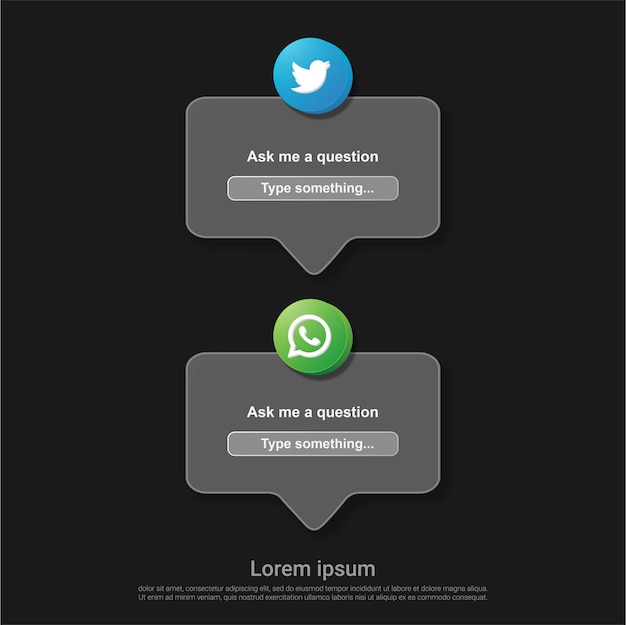 Pregúntame una pregunta sobre pegatinas en las redes sociales