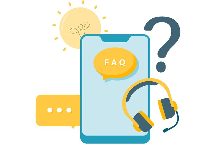 Vector preguntas frecuentes ilustración del servicio al cliente