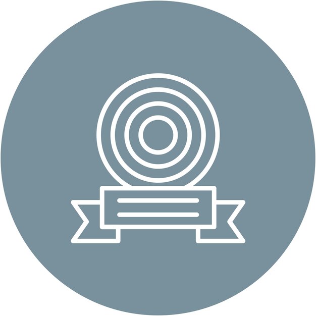 Premio al estilo de ilustración vectorial