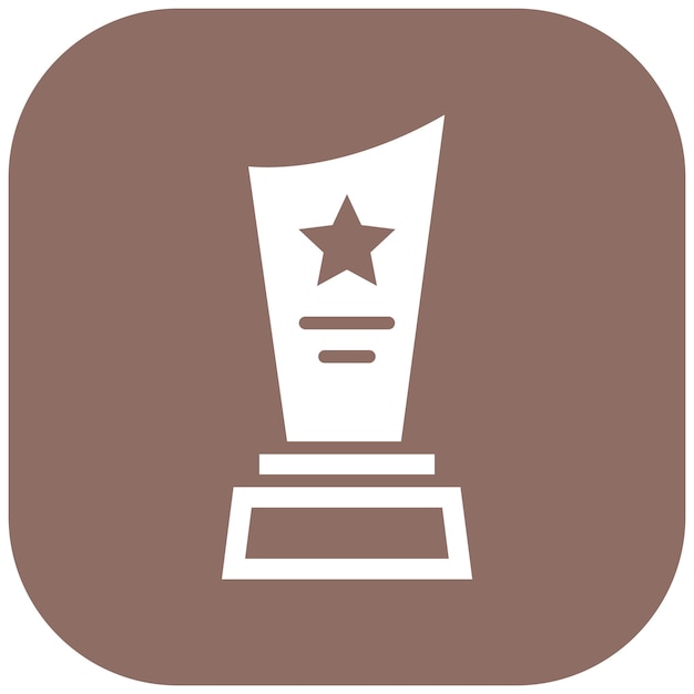 Premio al estilo de ilustración vectorial