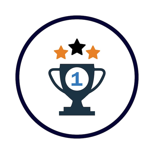 premio copa premio trofeo icono de premio de negocios