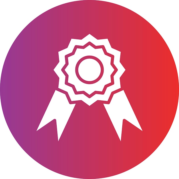 Premio de diseño vectorial Estilo de icono