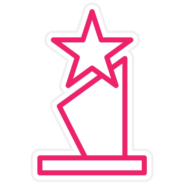Premio de diseño vectorial Estilo de icono