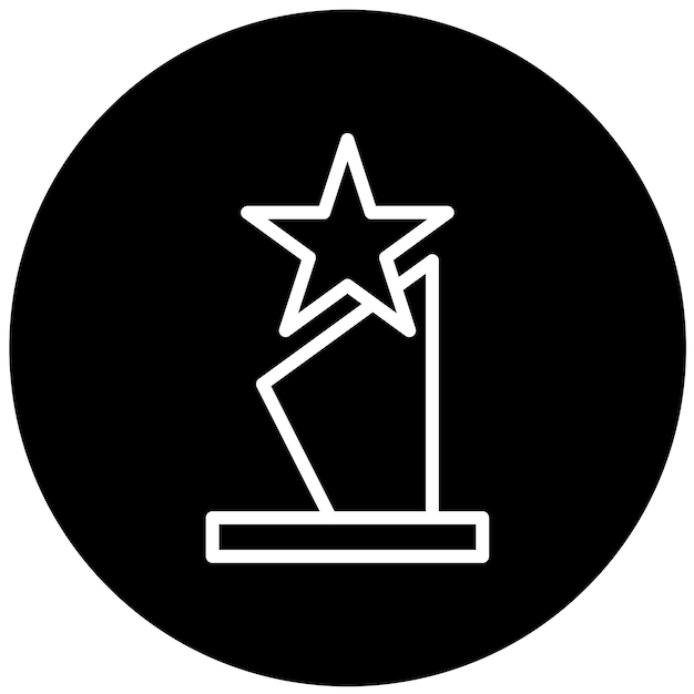 Premio de diseño vectorial Estilo de icono